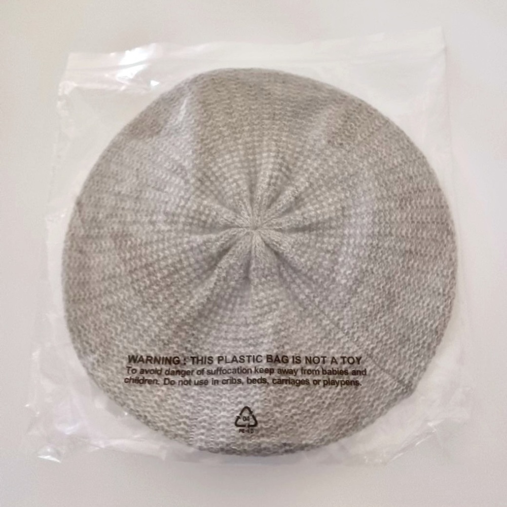 100% Cashmere Beret by Portolano NWT